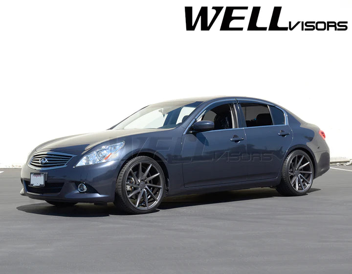 Wellvisors Infinti G35/G37 Sedan (2007-2015) with Chrome Trim