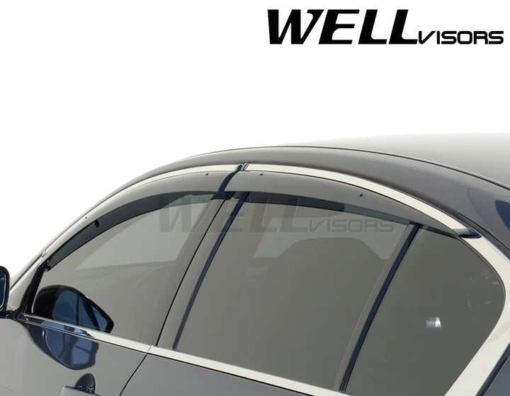 Wellvisors Infinti G35/G37 Sedan (2007-2015) with Chrome Trim