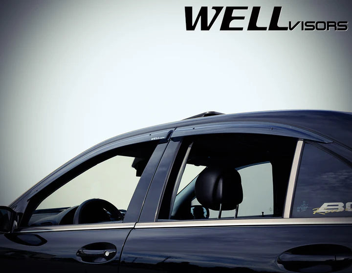 Wellvisors Mercedes Benz C-Class W203 (2001-2007) Premium Series Window Visors