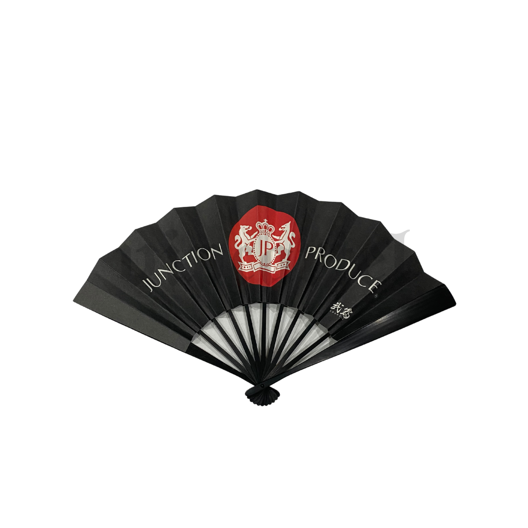 Junction Produce Black Hand Fan